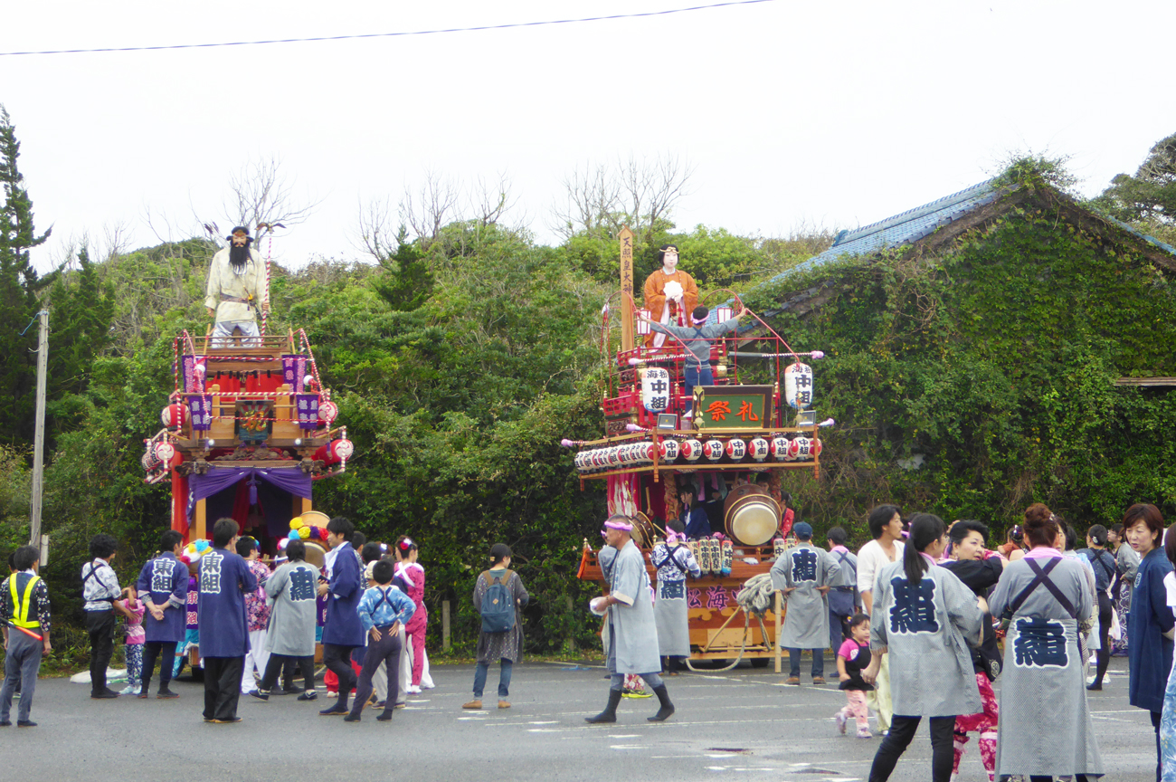 【和田海発地区　松海東組/中組の祭り（10月）】