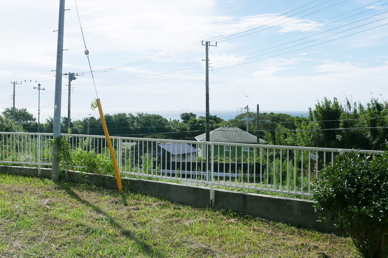 【高台なので海が見渡せます】