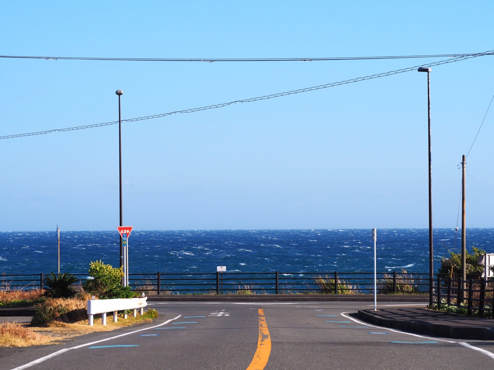 海の見える交差点/千倉地区
