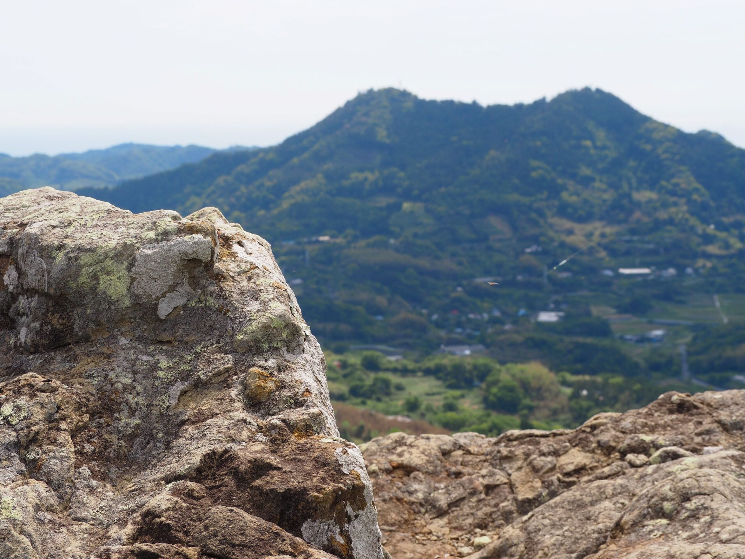 伊予ヶ岳南峰から/富山地区