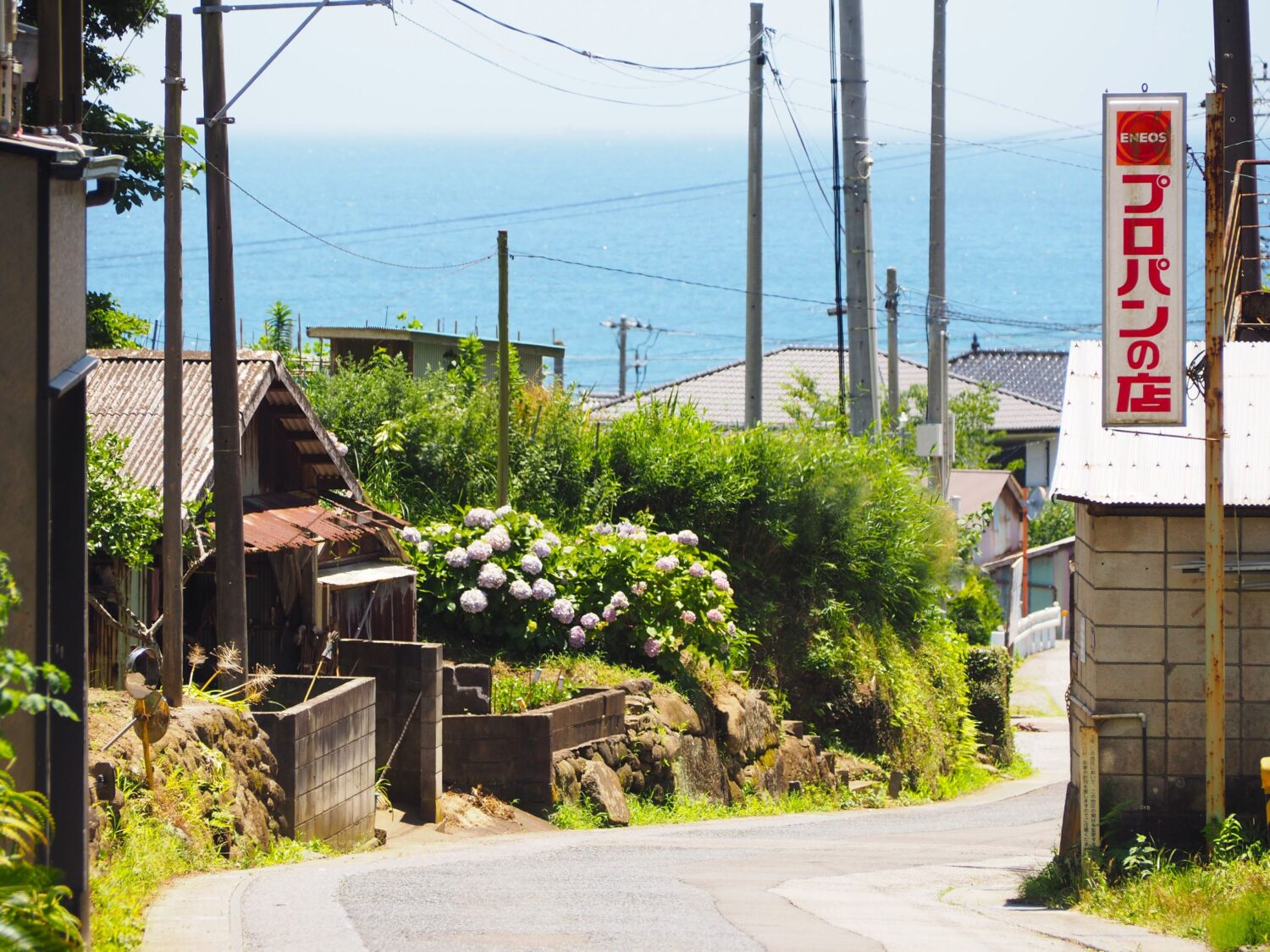 海の見える坂道/和田地区