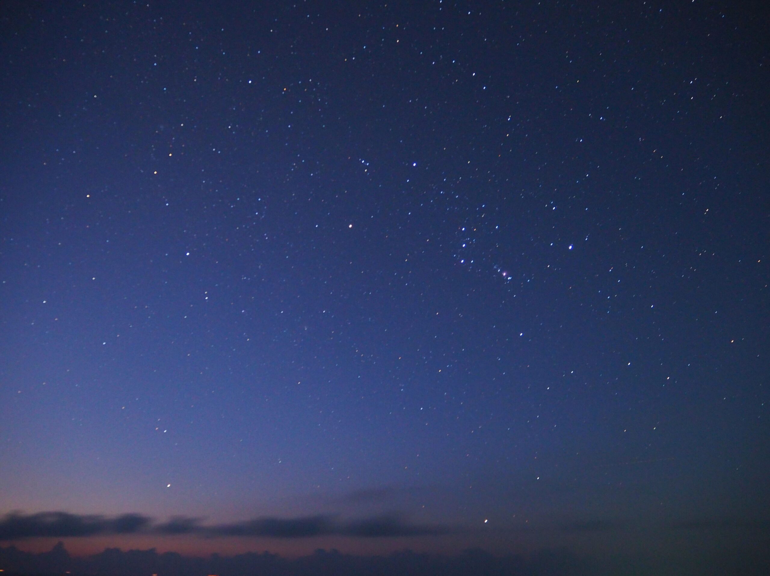 明け方の空/外房地区