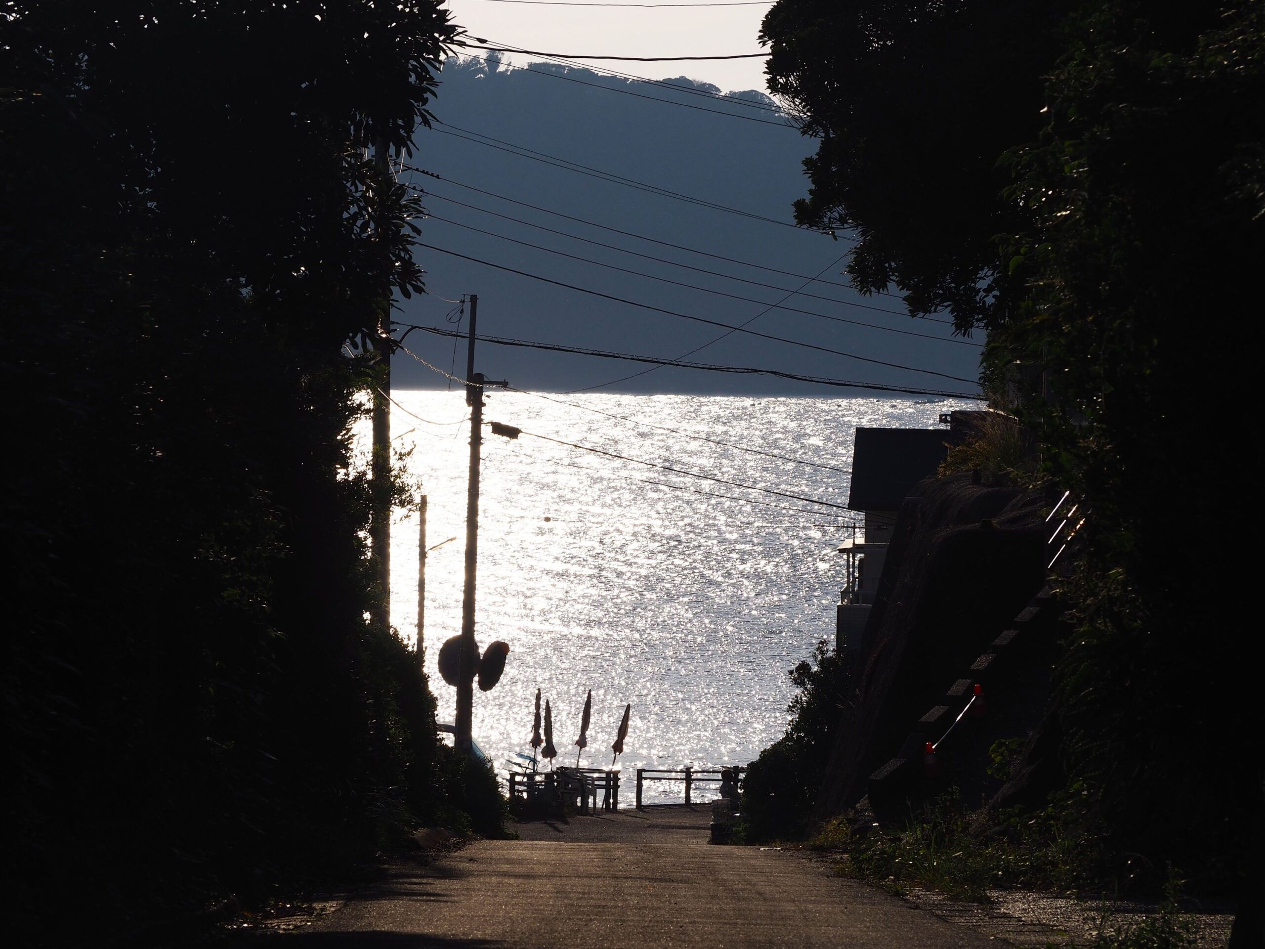 海の見える坂道/富浦地区