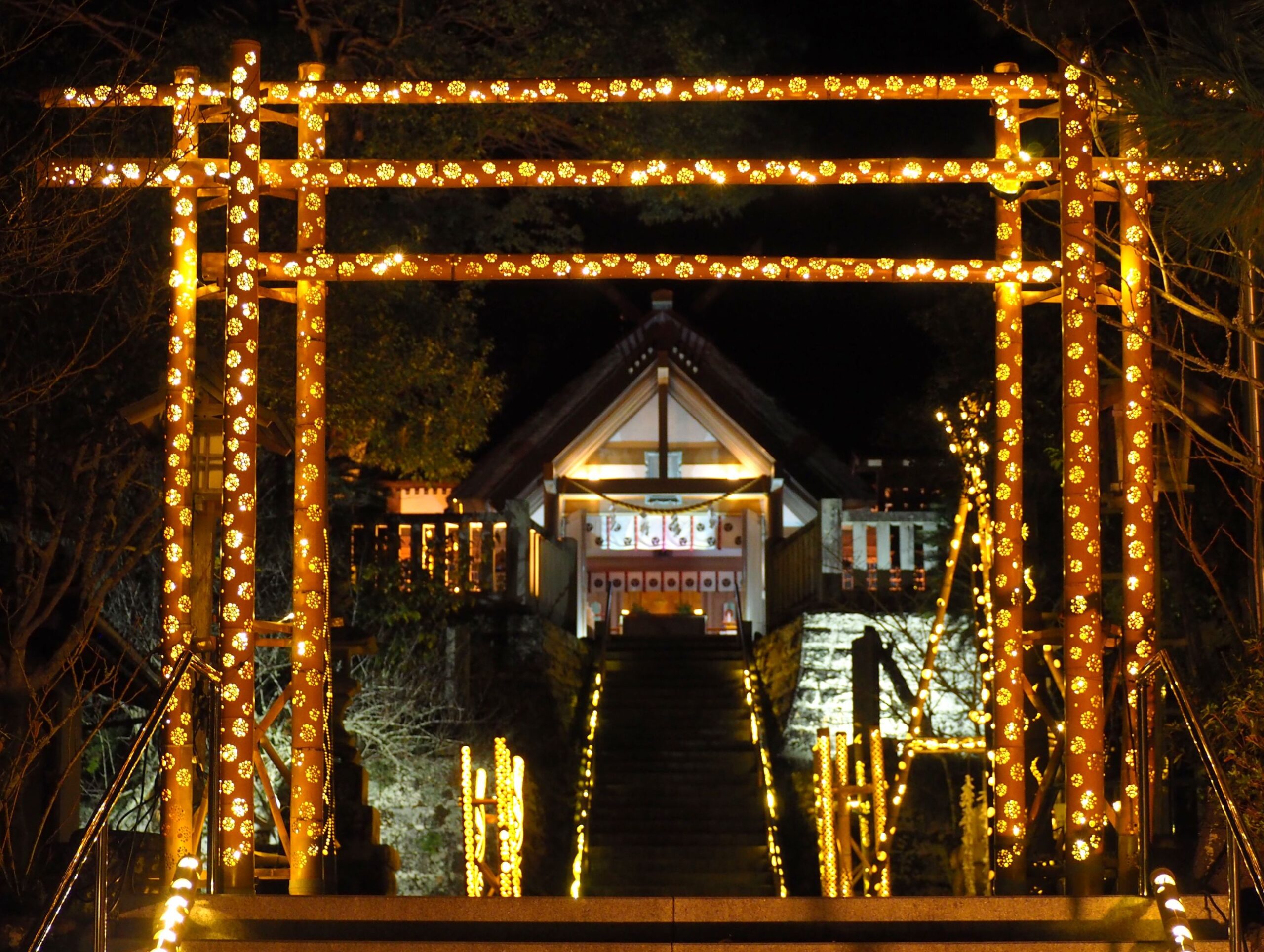 竹あかり/高家神社